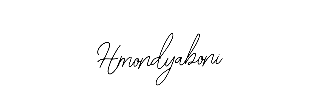 Use a signature maker to create a handwritten signature online. With this signature software, you can design (Bearetta-2O07w) your own signature for name Hmondyaboni. Hmondyaboni signature style 12 images and pictures png