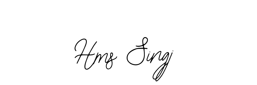 Similarly Bearetta-2O07w is the best handwritten signature design. Signature creator online .You can use it as an online autograph creator for name Hms Singj. Hms Singj signature style 12 images and pictures png