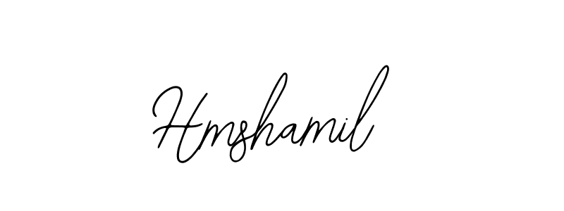 if you are searching for the best signature style for your name Hmshamil. so please give up your signature search. here we have designed multiple signature styles  using Bearetta-2O07w. Hmshamil signature style 12 images and pictures png