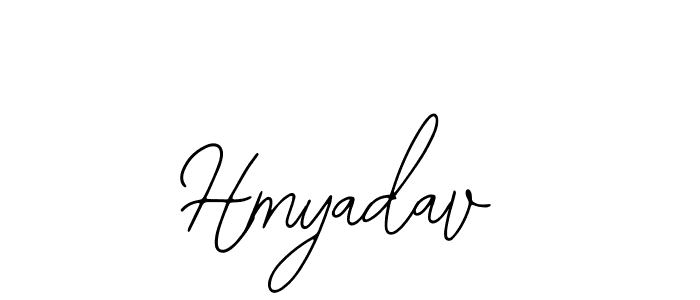 if you are searching for the best signature style for your name Hmyadav. so please give up your signature search. here we have designed multiple signature styles  using Bearetta-2O07w. Hmyadav signature style 12 images and pictures png