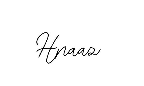 Design your own signature with our free online signature maker. With this signature software, you can create a handwritten (Bearetta-2O07w) signature for name Hnaaz. Hnaaz signature style 12 images and pictures png