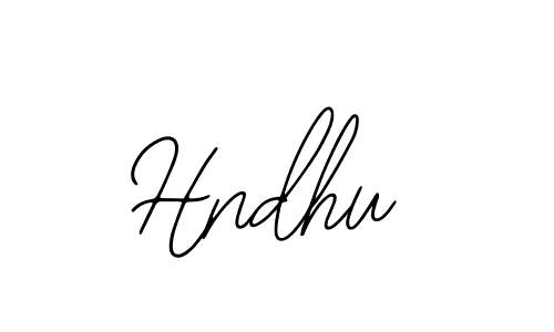 How to make Hndhu signature? Bearetta-2O07w is a professional autograph style. Create handwritten signature for Hndhu name. Hndhu signature style 12 images and pictures png