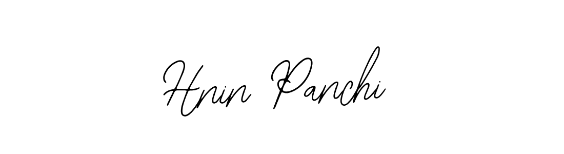 Use a signature maker to create a handwritten signature online. With this signature software, you can design (Bearetta-2O07w) your own signature for name Hnin Panchi. Hnin Panchi signature style 12 images and pictures png