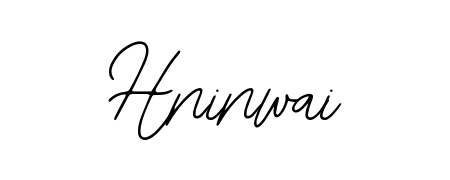 The Bearetta-2O07w lettering style adds unique flourish to name Hninwai. Stand out with a custom digital autograph made in seconds. Hninwai signature style 12 images and pictures png