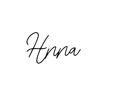 How to make Hnna signature? Bearetta-2O07w is a professional autograph style. Create handwritten signature for Hnna name. Hnna signature style 12 images and pictures png