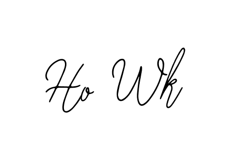 if you are searching for the best signature style for your name Ho Wk. so please give up your signature search. here we have designed multiple signature styles  using Bearetta-2O07w. Ho Wk signature style 12 images and pictures png