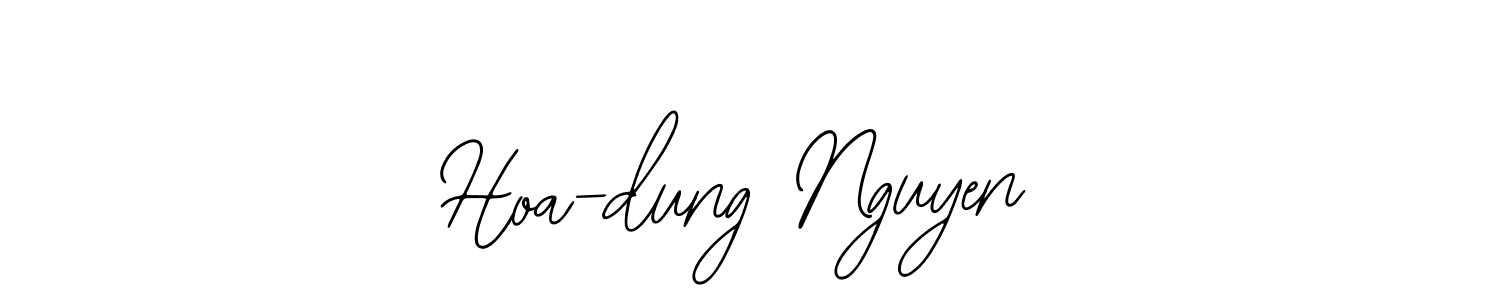 Also we have Hoa-dung Nguyen name is the best signature style. Create professional handwritten signature collection using Bearetta-2O07w autograph style. Hoa-dung Nguyen signature style 12 images and pictures png