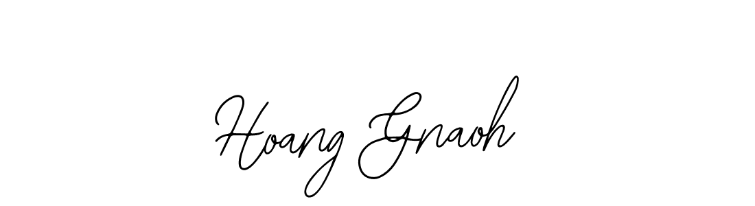 Create a beautiful signature design for name Hoang Gnaoh. With this signature (Bearetta-2O07w) fonts, you can make a handwritten signature for free. Hoang Gnaoh signature style 12 images and pictures png