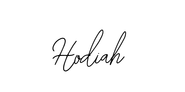 How to make Hodiah name signature. Use Bearetta-2O07w style for creating short signs online. This is the latest handwritten sign. Hodiah signature style 12 images and pictures png