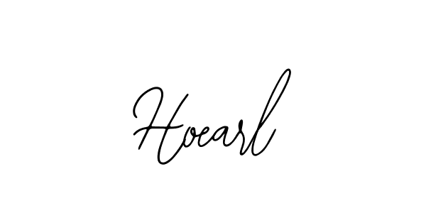 The best way (Bearetta-2O07w) to make a short signature is to pick only two or three words in your name. The name Hoearl include a total of six letters. For converting this name. Hoearl signature style 12 images and pictures png