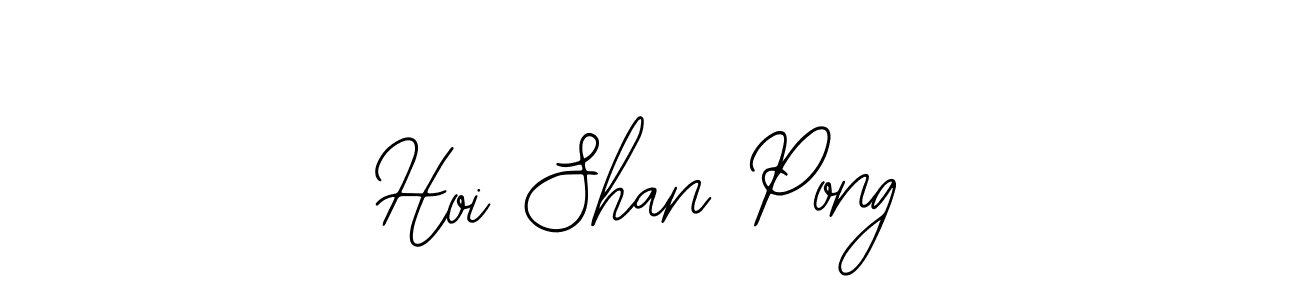 The best way (Bearetta-2O07w) to make a short signature is to pick only two or three words in your name. The name Hoi Shan Pong include a total of six letters. For converting this name. Hoi Shan Pong signature style 12 images and pictures png