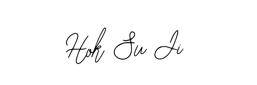 if you are searching for the best signature style for your name Hok Su Ji. so please give up your signature search. here we have designed multiple signature styles  using Bearetta-2O07w. Hok Su Ji signature style 12 images and pictures png