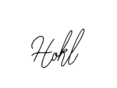 if you are searching for the best signature style for your name Hokl. so please give up your signature search. here we have designed multiple signature styles  using Bearetta-2O07w. Hokl signature style 12 images and pictures png