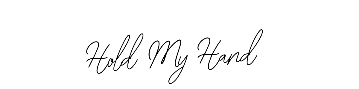 Use a signature maker to create a handwritten signature online. With this signature software, you can design (Bearetta-2O07w) your own signature for name Hold My Hand. Hold My Hand signature style 12 images and pictures png