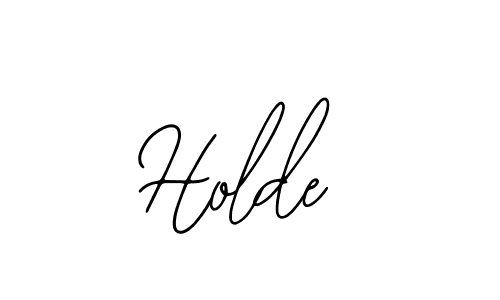 The best way (Bearetta-2O07w) to make a short signature is to pick only two or three words in your name. The name Holde include a total of six letters. For converting this name. Holde signature style 12 images and pictures png