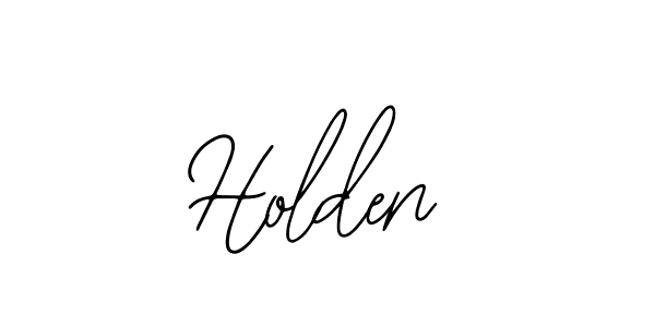 You should practise on your own different ways (Bearetta-2O07w) to write your name (Holden) in signature. don't let someone else do it for you. Holden signature style 12 images and pictures png