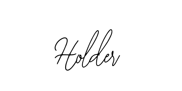 Use a signature maker to create a handwritten signature online. With this signature software, you can design (Bearetta-2O07w) your own signature for name Holder. Holder signature style 12 images and pictures png