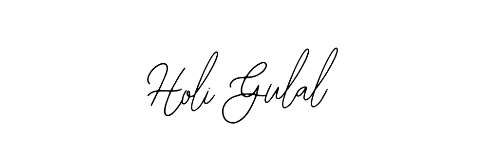 Bearetta-2O07w is a professional signature style that is perfect for those who want to add a touch of class to their signature. It is also a great choice for those who want to make their signature more unique. Get Holi Gulal name to fancy signature for free. Holi Gulal signature style 12 images and pictures png