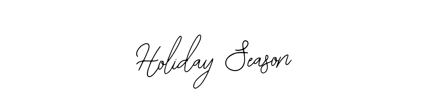 It looks lik you need a new signature style for name Holiday Season. Design unique handwritten (Bearetta-2O07w) signature with our free signature maker in just a few clicks. Holiday Season signature style 12 images and pictures png