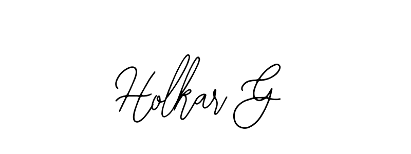 How to make Holkar G signature? Bearetta-2O07w is a professional autograph style. Create handwritten signature for Holkar G name. Holkar G signature style 12 images and pictures png