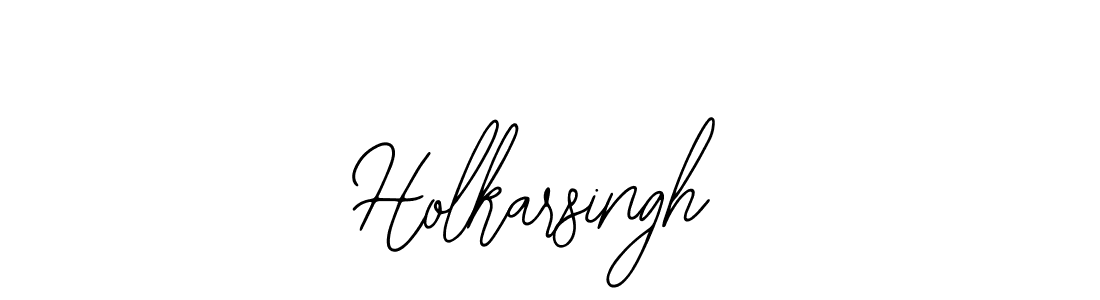 How to make Holkarsingh name signature. Use Bearetta-2O07w style for creating short signs online. This is the latest handwritten sign. Holkarsingh signature style 12 images and pictures png