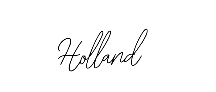 You should practise on your own different ways (Bearetta-2O07w) to write your name (Holland) in signature. don't let someone else do it for you. Holland signature style 12 images and pictures png