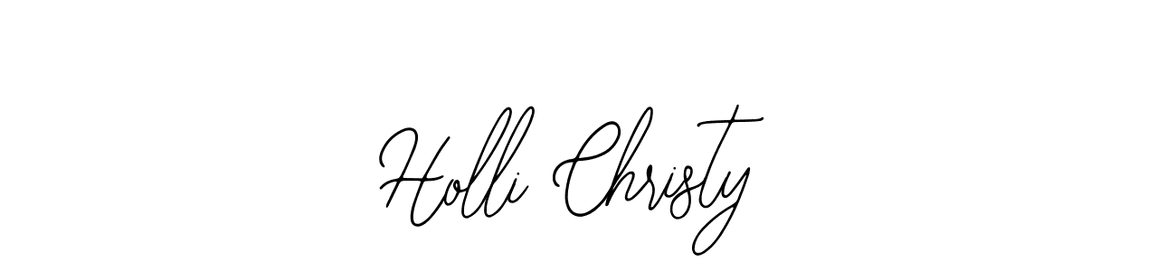 Holli Christy stylish signature style. Best Handwritten Sign (Bearetta-2O07w) for my name. Handwritten Signature Collection Ideas for my name Holli Christy. Holli Christy signature style 12 images and pictures png