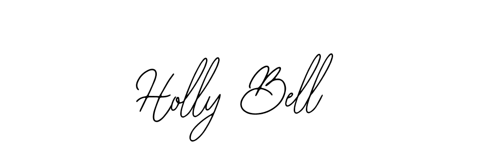 Use a signature maker to create a handwritten signature online. With this signature software, you can design (Bearetta-2O07w) your own signature for name Holly Bell. Holly Bell signature style 12 images and pictures png