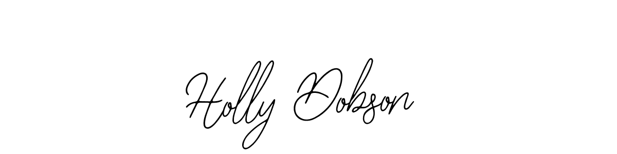 How to make Holly Dobson name signature. Use Bearetta-2O07w style for creating short signs online. This is the latest handwritten sign. Holly Dobson signature style 12 images and pictures png