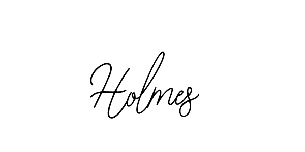 Use a signature maker to create a handwritten signature online. With this signature software, you can design (Bearetta-2O07w) your own signature for name Holmes. Holmes signature style 12 images and pictures png