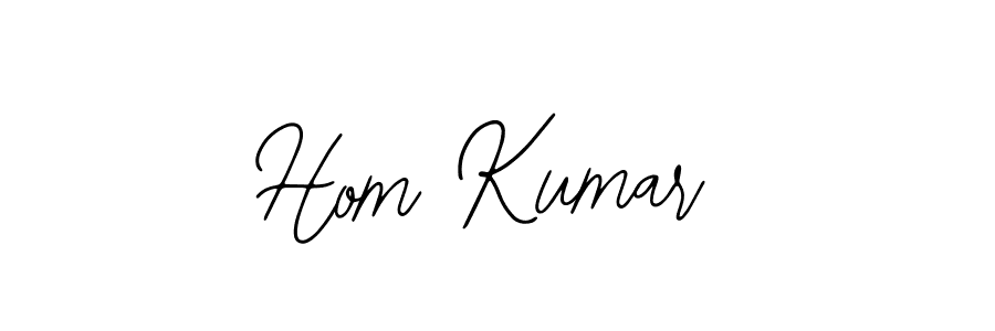 Design your own signature with our free online signature maker. With this signature software, you can create a handwritten (Bearetta-2O07w) signature for name Hom Kumar. Hom Kumar signature style 12 images and pictures png