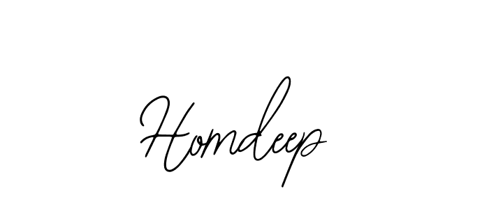 Make a beautiful signature design for name Homdeep. With this signature (Bearetta-2O07w) style, you can create a handwritten signature for free. Homdeep signature style 12 images and pictures png