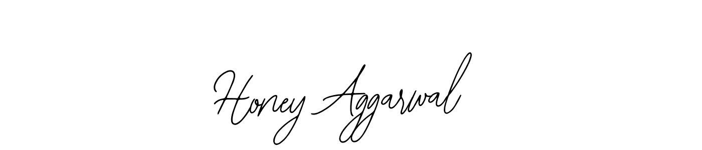 How to make Honey Aggarwal name signature. Use Bearetta-2O07w style for creating short signs online. This is the latest handwritten sign. Honey Aggarwal signature style 12 images and pictures png