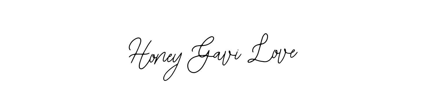 Also we have Honey Gavi Love name is the best signature style. Create professional handwritten signature collection using Bearetta-2O07w autograph style. Honey Gavi Love signature style 12 images and pictures png