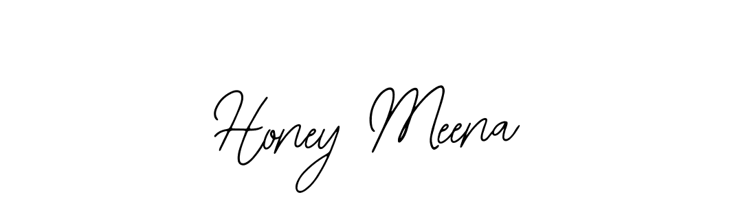 Honey Meena stylish signature style. Best Handwritten Sign (Bearetta-2O07w) for my name. Handwritten Signature Collection Ideas for my name Honey Meena. Honey Meena signature style 12 images and pictures png