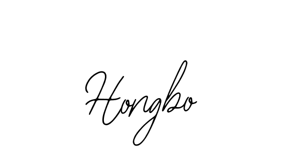 if you are searching for the best signature style for your name Hongbo. so please give up your signature search. here we have designed multiple signature styles  using Bearetta-2O07w. Hongbo signature style 12 images and pictures png
