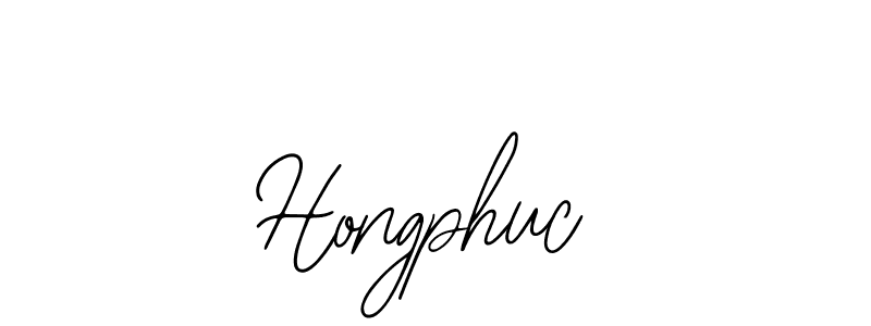 How to make Hongphuc signature? Bearetta-2O07w is a professional autograph style. Create handwritten signature for Hongphuc name. Hongphuc signature style 12 images and pictures png