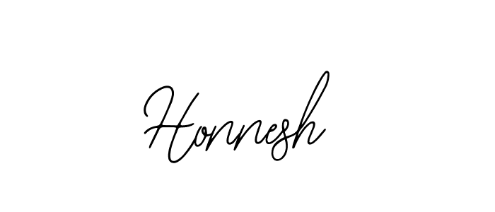 Design your own signature with our free online signature maker. With this signature software, you can create a handwritten (Bearetta-2O07w) signature for name Honnesh. Honnesh signature style 12 images and pictures png