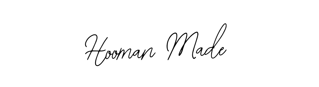 How to make Hooman Made name signature. Use Bearetta-2O07w style for creating short signs online. This is the latest handwritten sign. Hooman Made signature style 12 images and pictures png