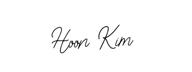 How to make Hoon Kim signature? Bearetta-2O07w is a professional autograph style. Create handwritten signature for Hoon Kim name. Hoon Kim signature style 12 images and pictures png