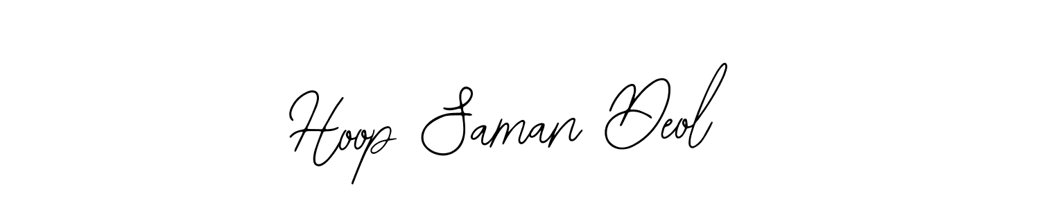 Bearetta-2O07w is a professional signature style that is perfect for those who want to add a touch of class to their signature. It is also a great choice for those who want to make their signature more unique. Get Hoop Saman Deol name to fancy signature for free. Hoop Saman Deol signature style 12 images and pictures png