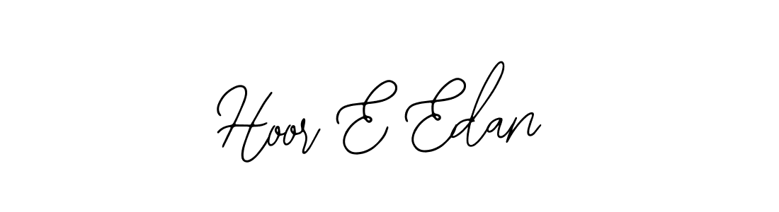 The best way (Bearetta-2O07w) to make a short signature is to pick only two or three words in your name. The name Hoor E Edan include a total of six letters. For converting this name. Hoor E Edan signature style 12 images and pictures png