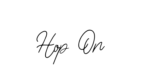 How to Draw Hop On signature style? Bearetta-2O07w is a latest design signature styles for name Hop On. Hop On signature style 12 images and pictures png