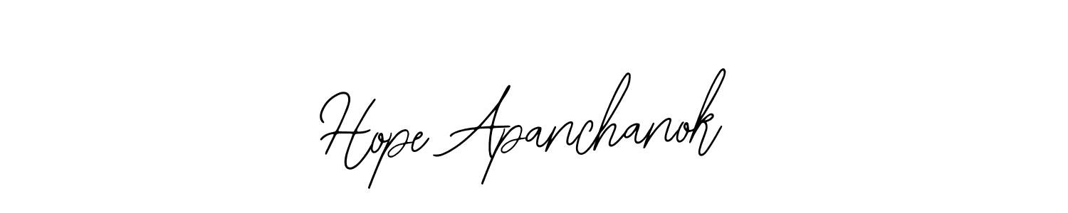 It looks lik you need a new signature style for name Hope Apanchanok. Design unique handwritten (Bearetta-2O07w) signature with our free signature maker in just a few clicks. Hope Apanchanok signature style 12 images and pictures png