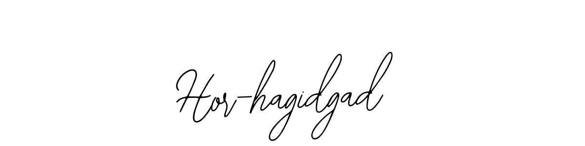 Design your own signature with our free online signature maker. With this signature software, you can create a handwritten (Bearetta-2O07w) signature for name Hor-hagidgad. Hor-hagidgad signature style 12 images and pictures png