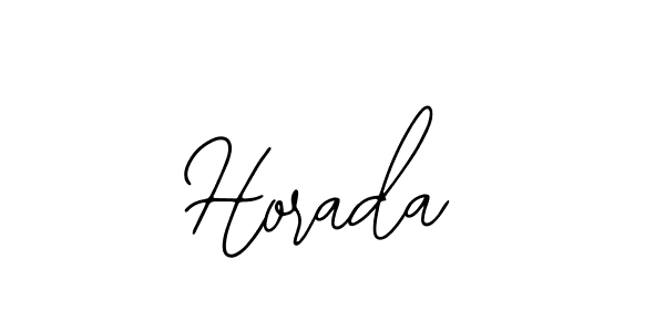Use a signature maker to create a handwritten signature online. With this signature software, you can design (Bearetta-2O07w) your own signature for name Horada. Horada signature style 12 images and pictures png