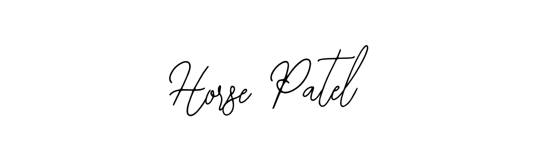 Also we have Horse Patel name is the best signature style. Create professional handwritten signature collection using Bearetta-2O07w autograph style. Horse Patel signature style 12 images and pictures png