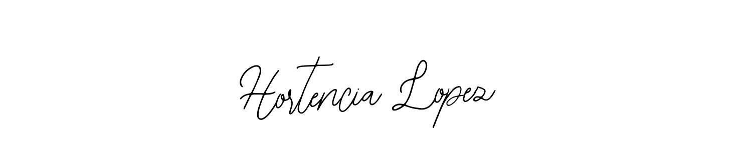 How to make Hortencia Lopez signature? Bearetta-2O07w is a professional autograph style. Create handwritten signature for Hortencia Lopez name. Hortencia Lopez signature style 12 images and pictures png