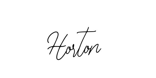 Design your own signature with our free online signature maker. With this signature software, you can create a handwritten (Bearetta-2O07w) signature for name Horton. Horton signature style 12 images and pictures png