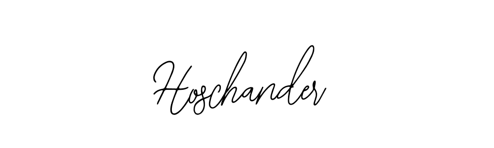 Hoschander stylish signature style. Best Handwritten Sign (Bearetta-2O07w) for my name. Handwritten Signature Collection Ideas for my name Hoschander. Hoschander signature style 12 images and pictures png